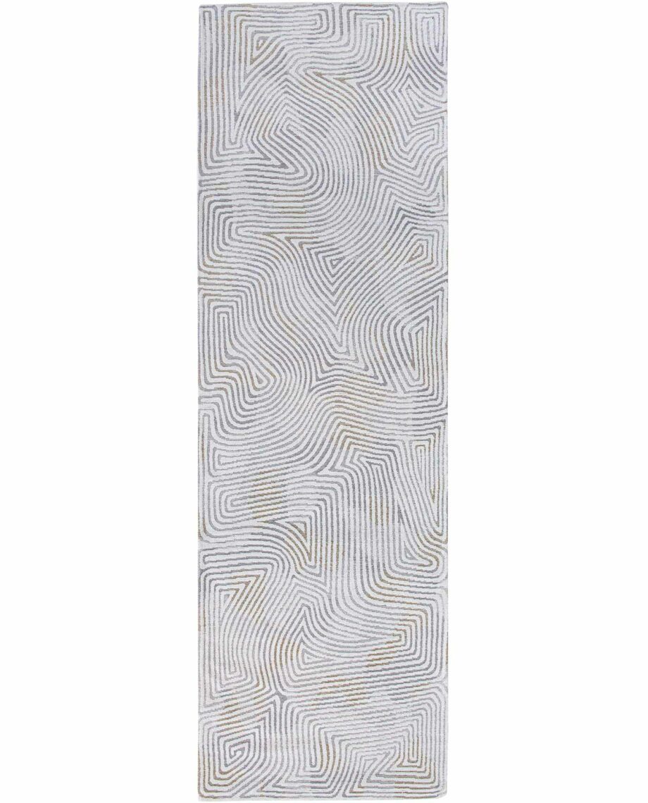 Louis De Poortere Meditation Coral 9228 Oyster White runner 2025