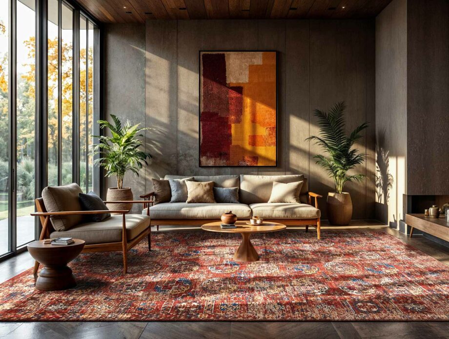 Louis De Poortere rug Antiquarian Kasak 9841 Kasak Aksou Ambiance