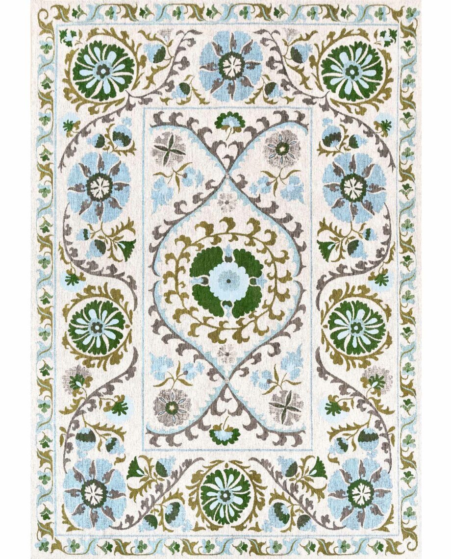Louis De Poortere rug Antiquarian Suzani 9732 Slavia