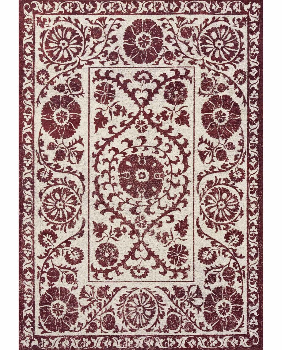Louis De Poortere rug Antiquarian Suzani 9734 Zephyr