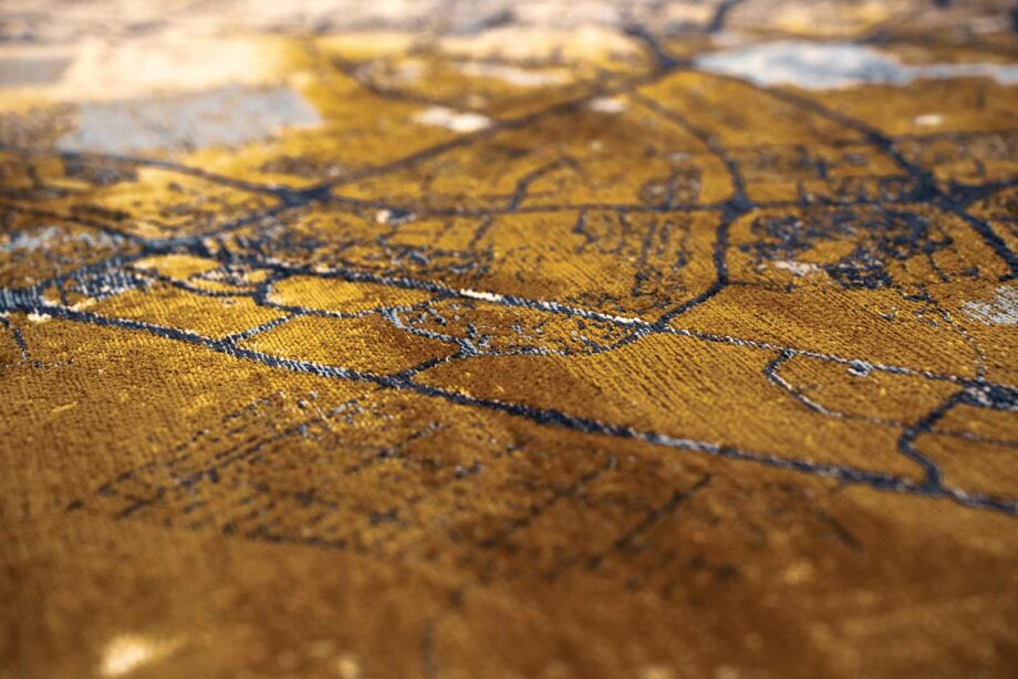 Louis De Poortere rug Cities Dubai 9698 Gold Sea zoom 8
