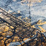 Louis De Poortere rug Cities Dubai 9698 Gold Sea zoom vertical