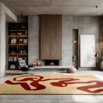 Louis De Poortere rug Craft Ribbon 9847 Imperial Red interior
