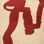 Louis De Poortere rug Craft Ribbon 9847 Imperial Red zoom vertical