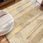 Louis De Poortere rug Meditation Coral 9799 Coral Yellow Hippy Ambiance1