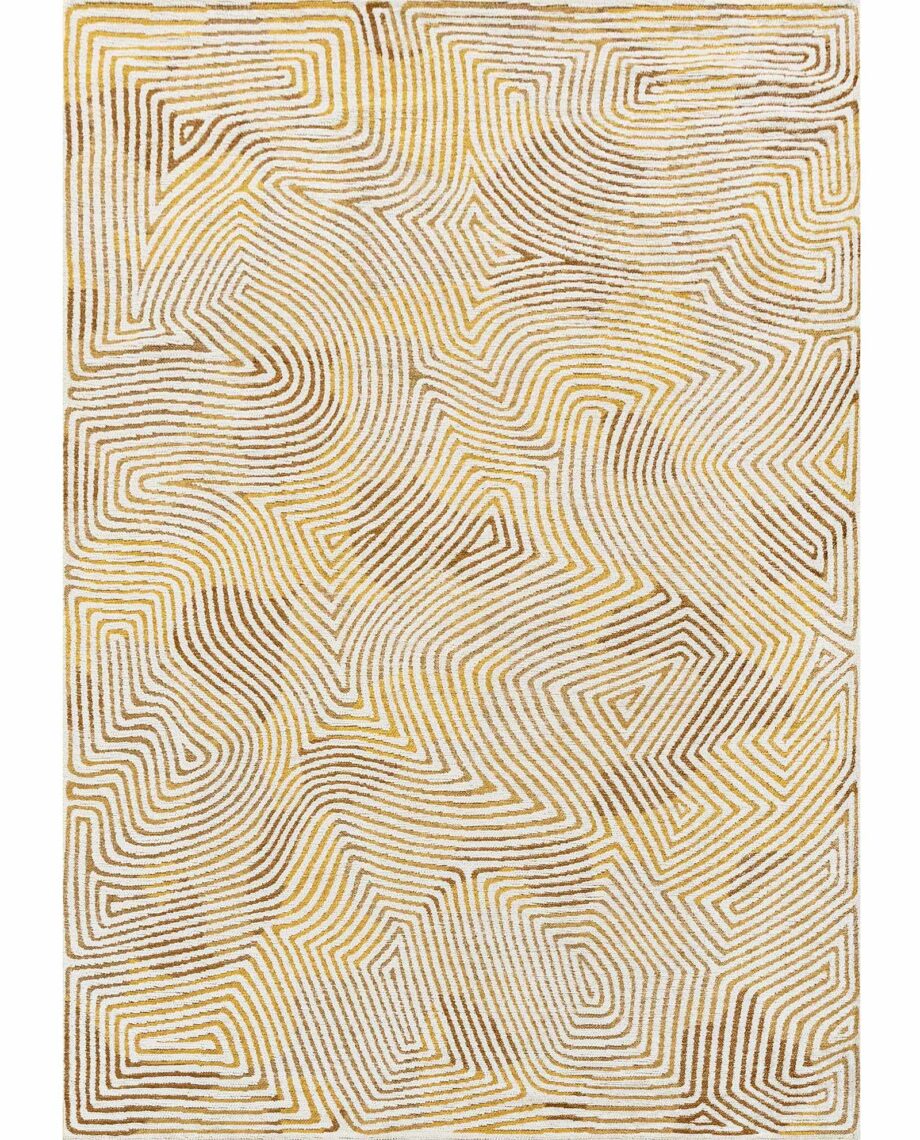 Louis De Poortere rug Meditation Coral 9799 Yellowhippy