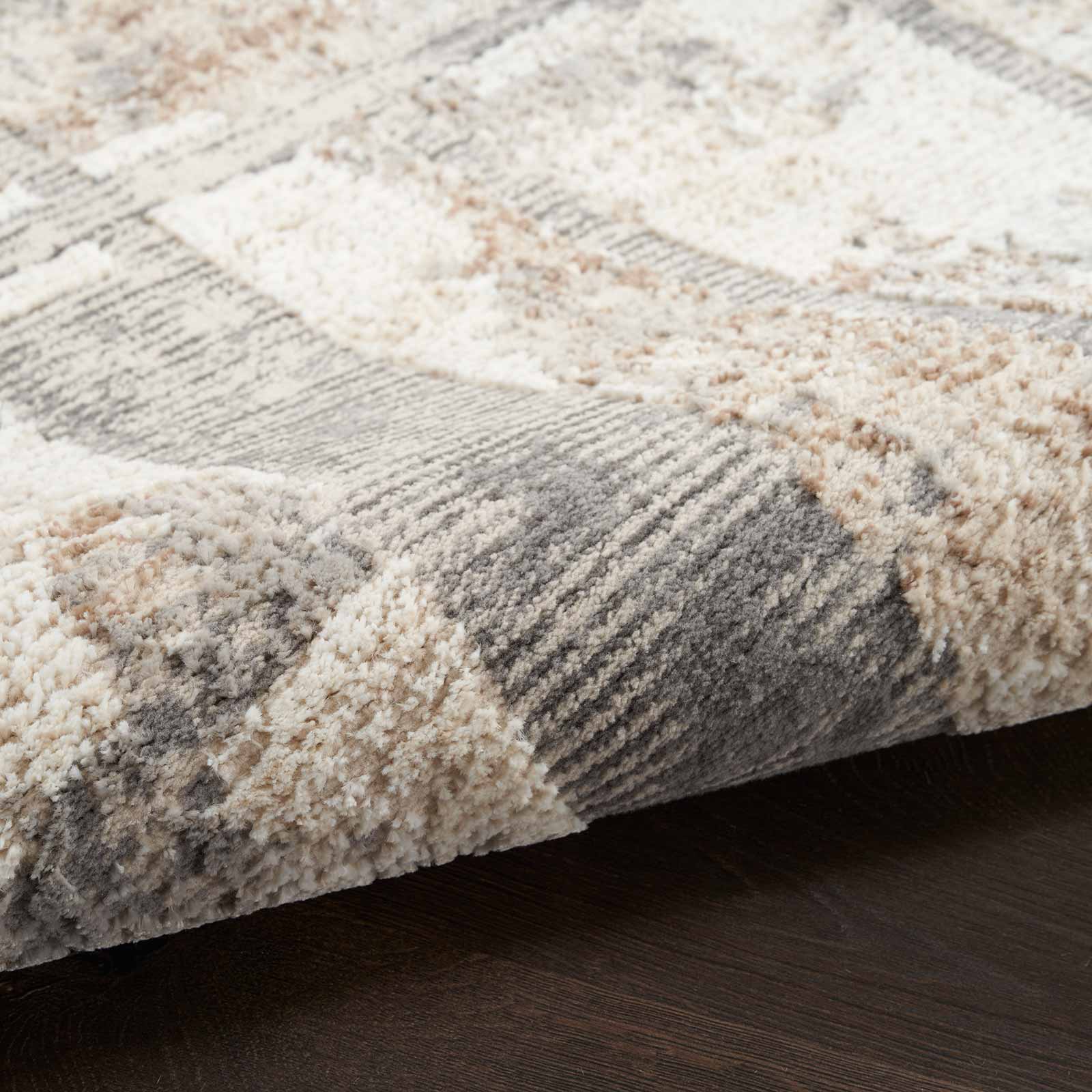 Nourison rug Sustainable Trends SUT02 IVMTC IVORY MULTICOLOR 5x7 099446954190 texture 1