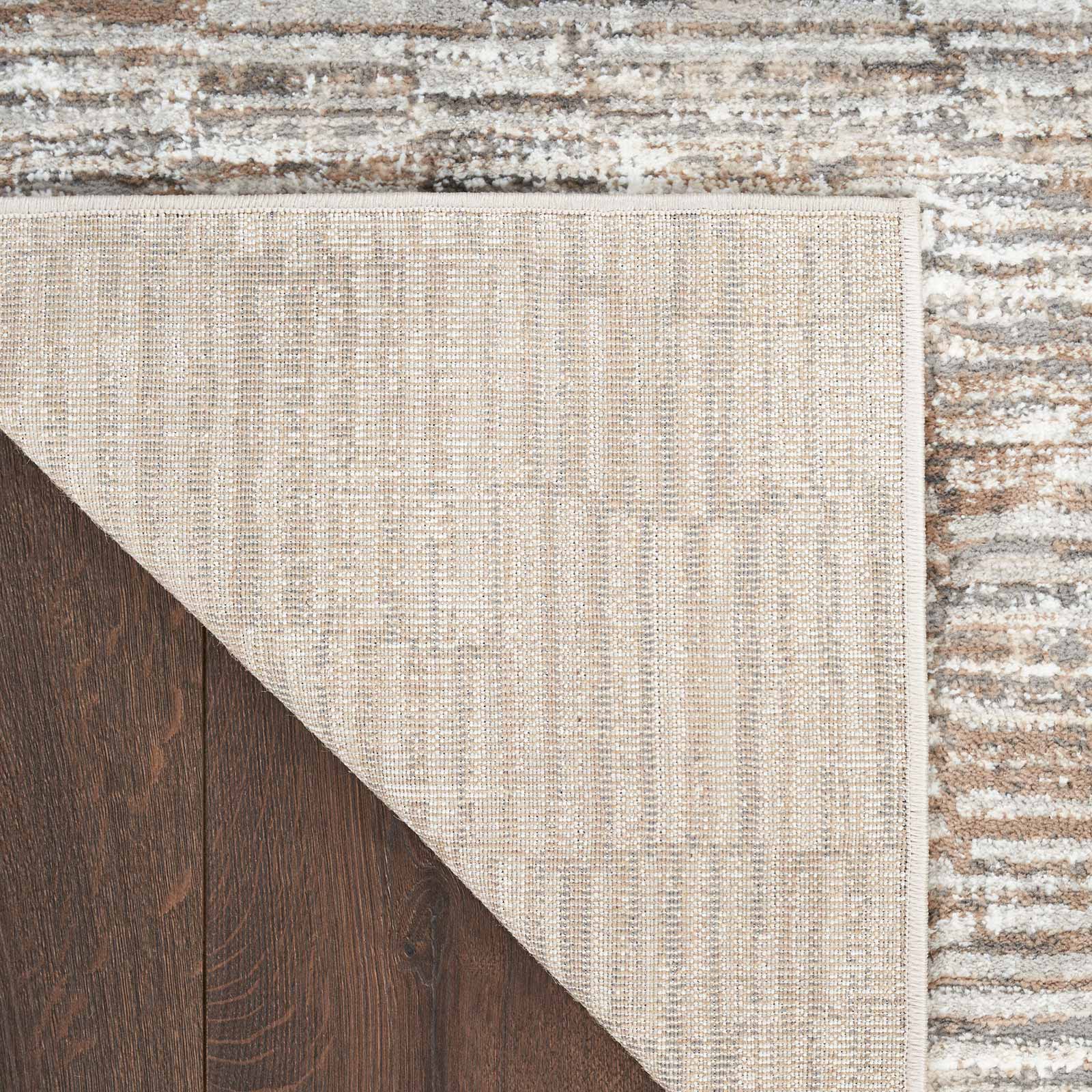 Nourison rug Sustainable Trends SUT06 IVMOC IVORY MOCHA 5x7 099446954411 corner B