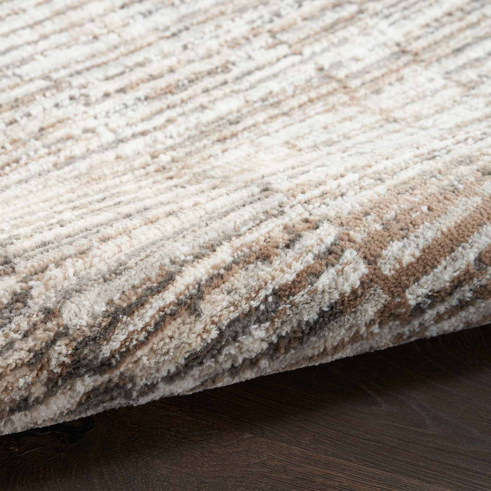 Nourison rug Sustainable Trends SUT06 IVMOC IVORY MOCHA 5x7 099446954411 texture 1